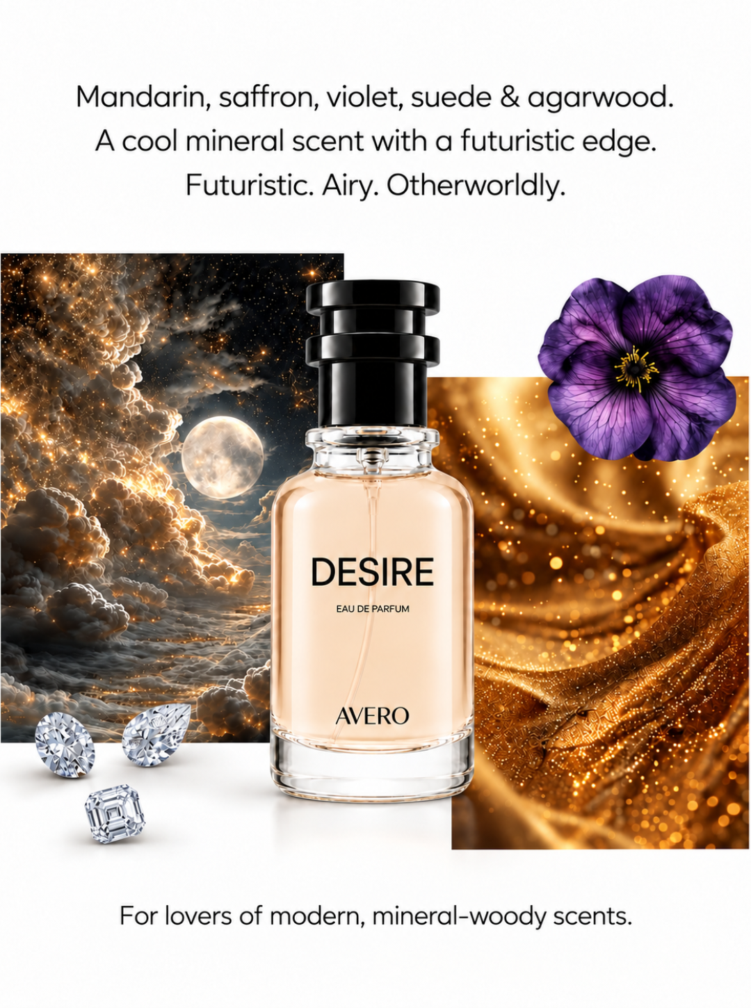 Avero Desire EDP – Unisex Eau de Parfum 50ml | Inspired by Ganymede Marc-Antoine Barrois
