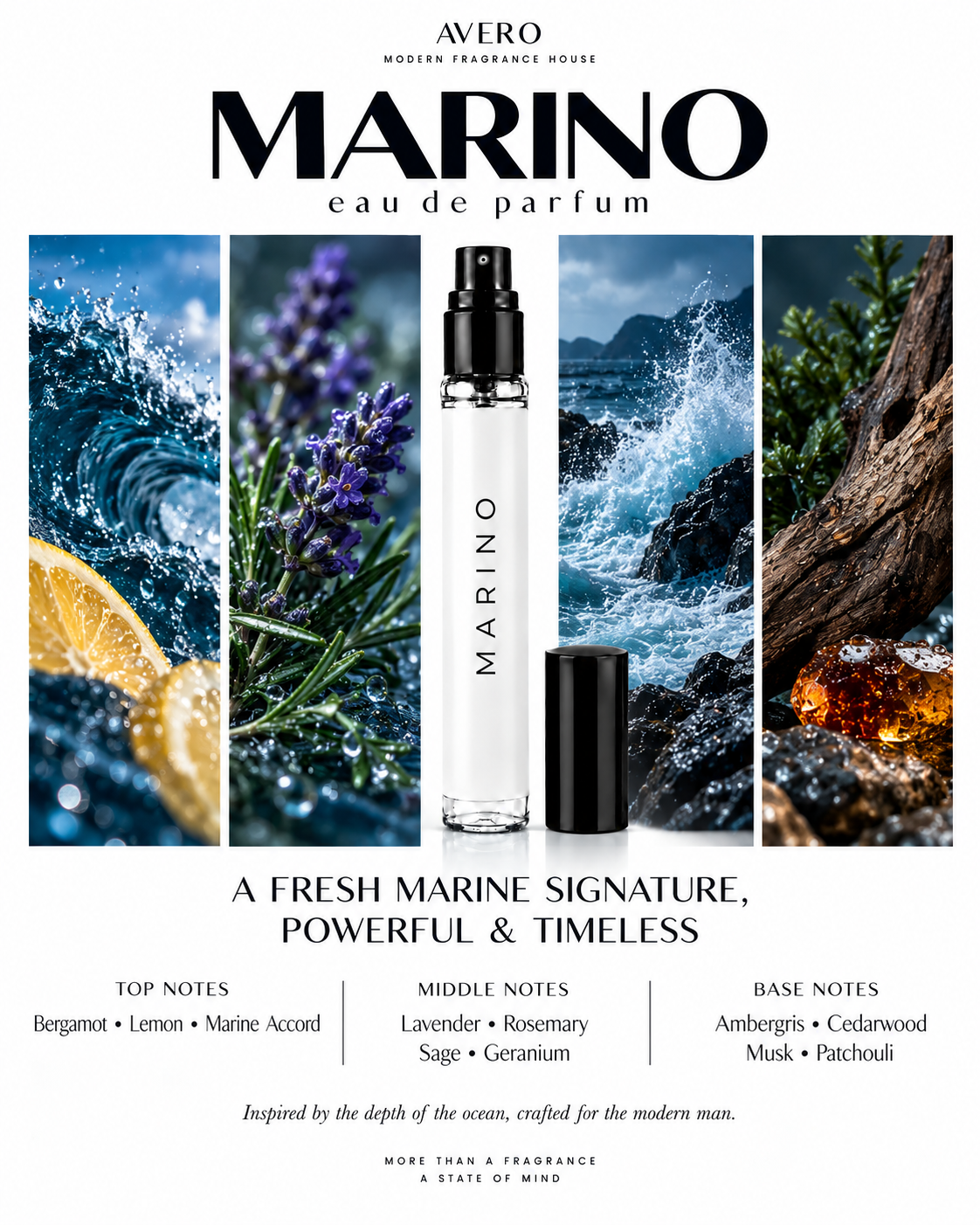 Avero Marino Eau de Parfum | Inspired by Acqua di Giò Profondo by Giorgio Armani
