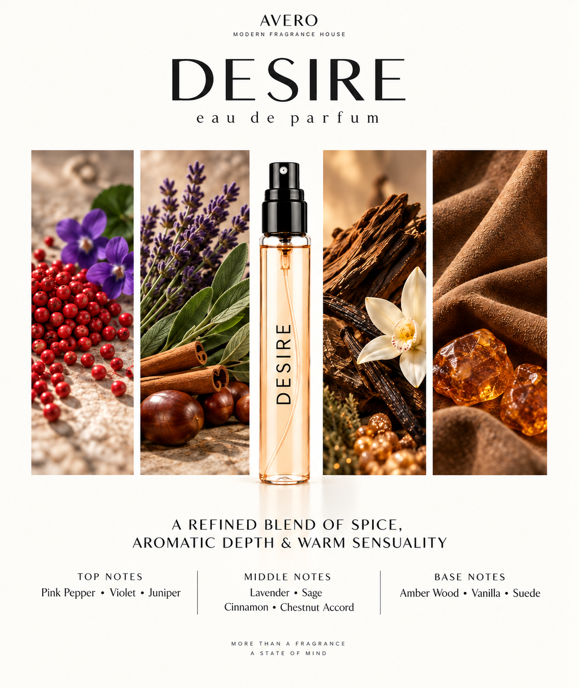 Avero Desire Eau de Parfum | Inspired by Ganymede by Marc-Antoine Barrois