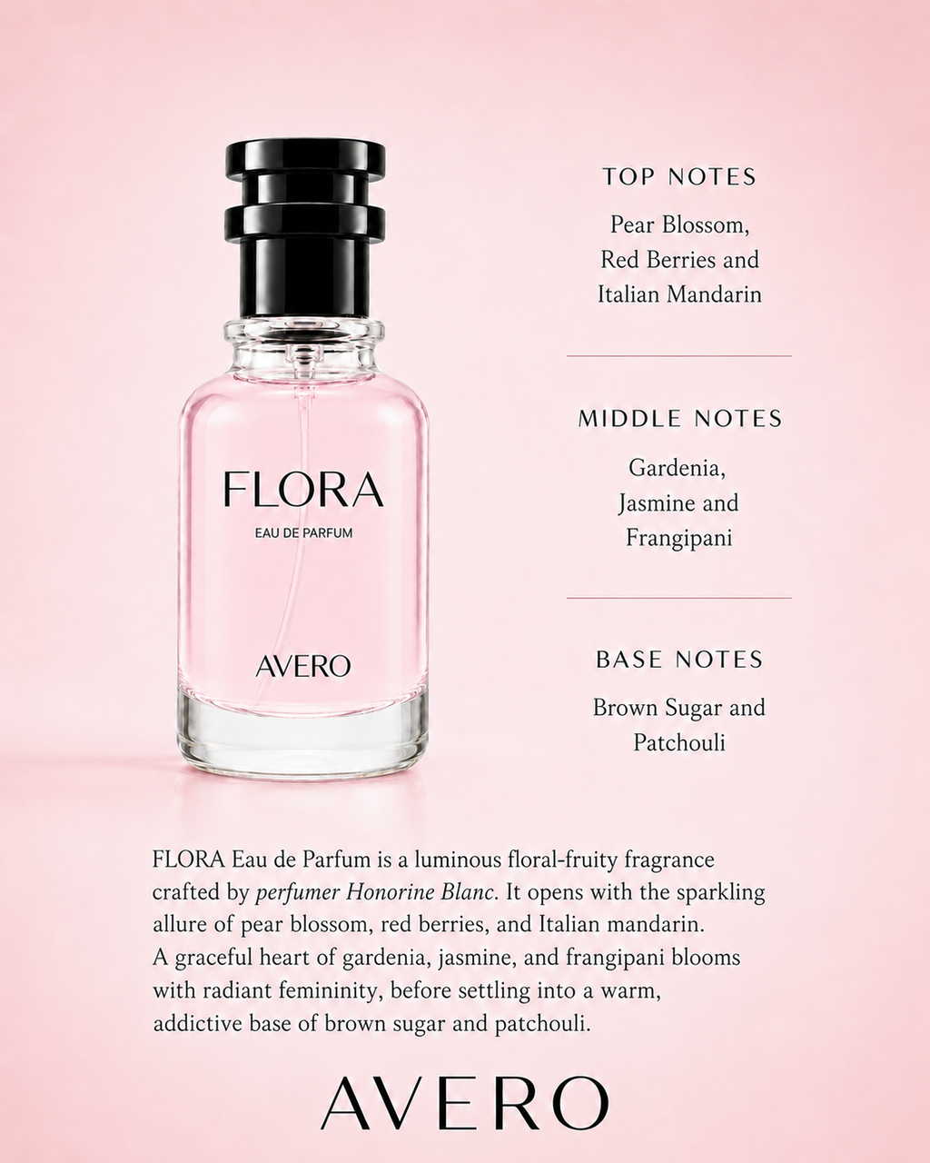 Avero Flora – Women Eau de Parfum 50ml | Inspired by Gucci Flora Gorgeous Gardenia