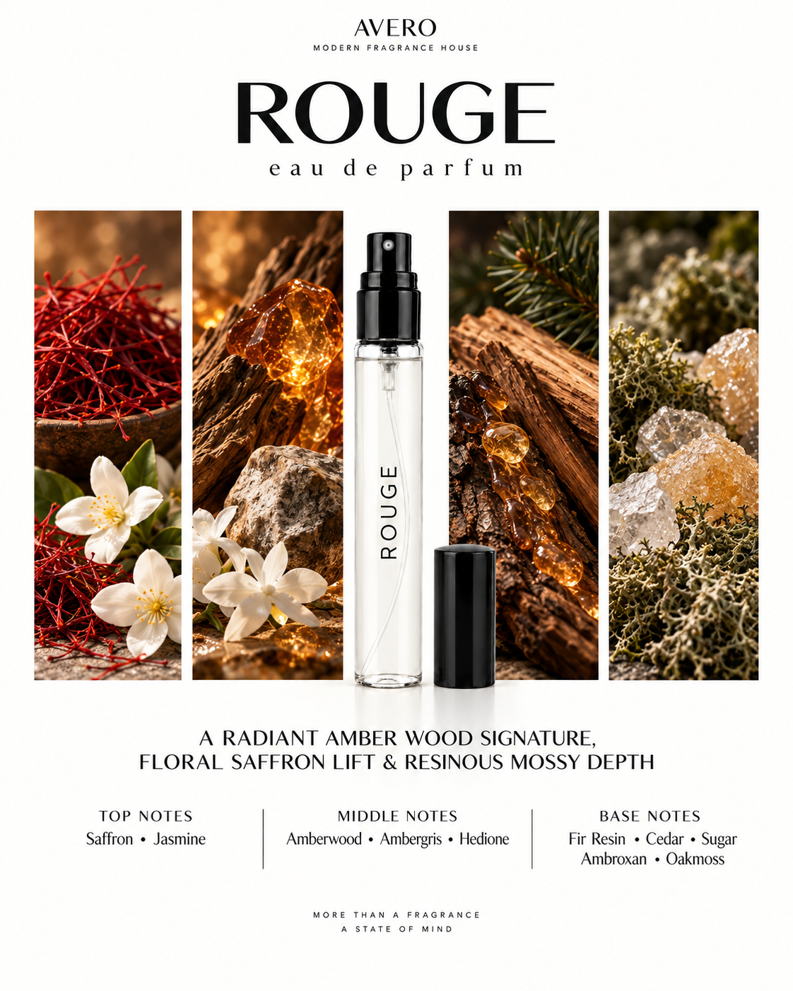 Avero Rouge Eau de Parfum | Inspired by Baccarat Rouge 540