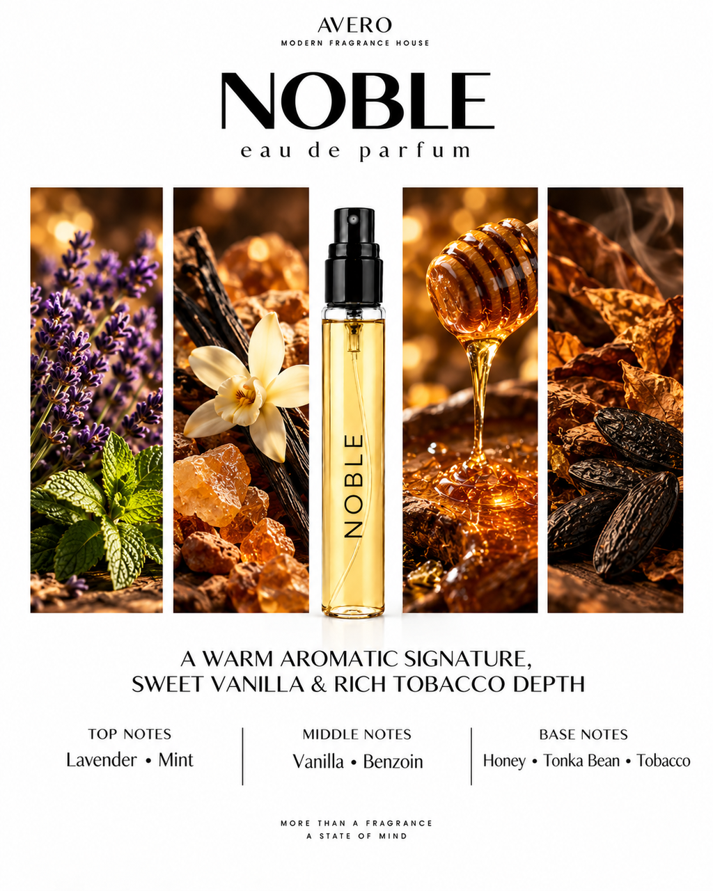 Avero Noble Eau de Parfum | Inspired by Le Male Elixir by Jean Paul Gaultier