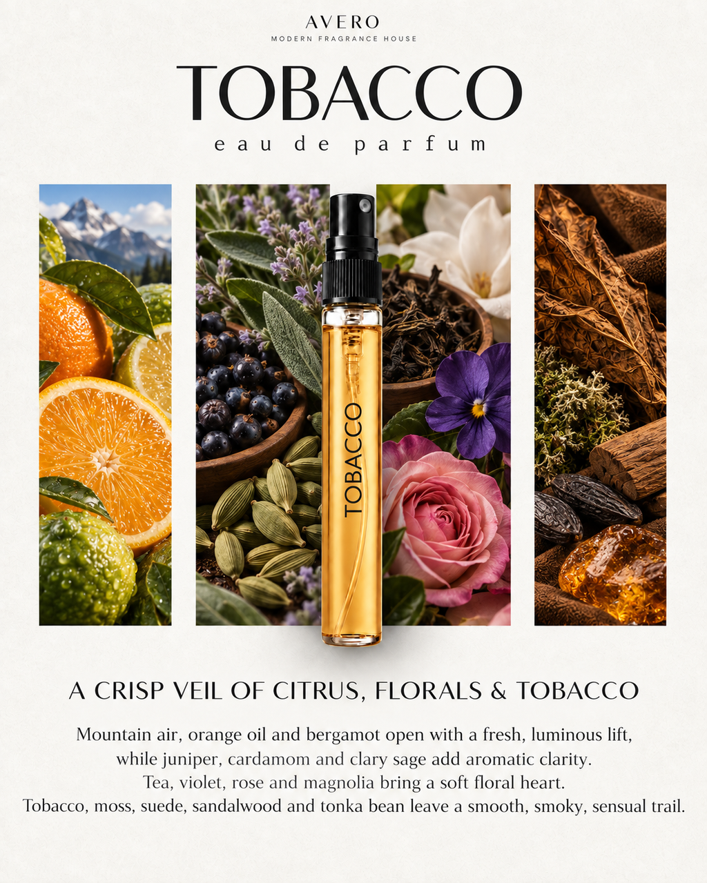Avero Tobacco - Eau de Parfum | Inspired by Montabaco Intensivo