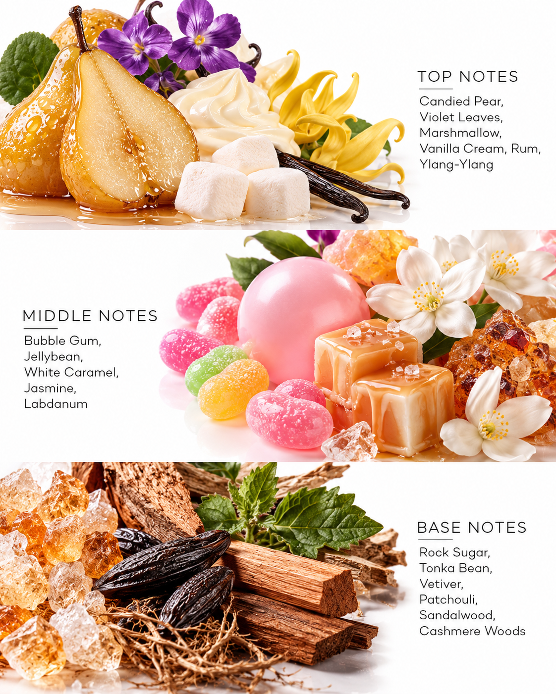 Avero Candy Eau de Parfum | Inspired by Vanilla Candy Rock Sugar by Kayali