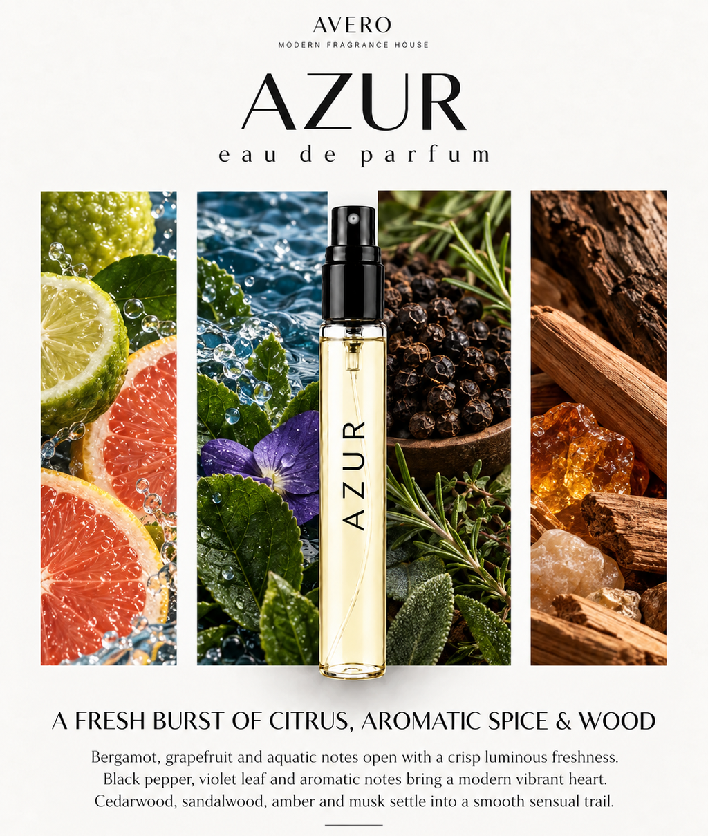 Avero Azure Eau de Parfum | Hybrid Version – Bleu de Chanel Parfum × Versace Dylan Blue
