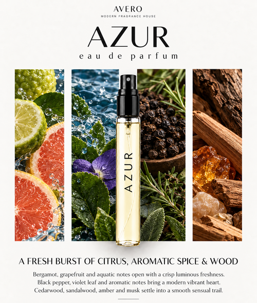 Avero Azure Eau de Parfum | Hybrid Version – Bleu de Chanel Parfum × Versace Dylan Blue